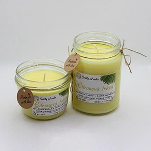 Sójová svíčka - Citronová tráva